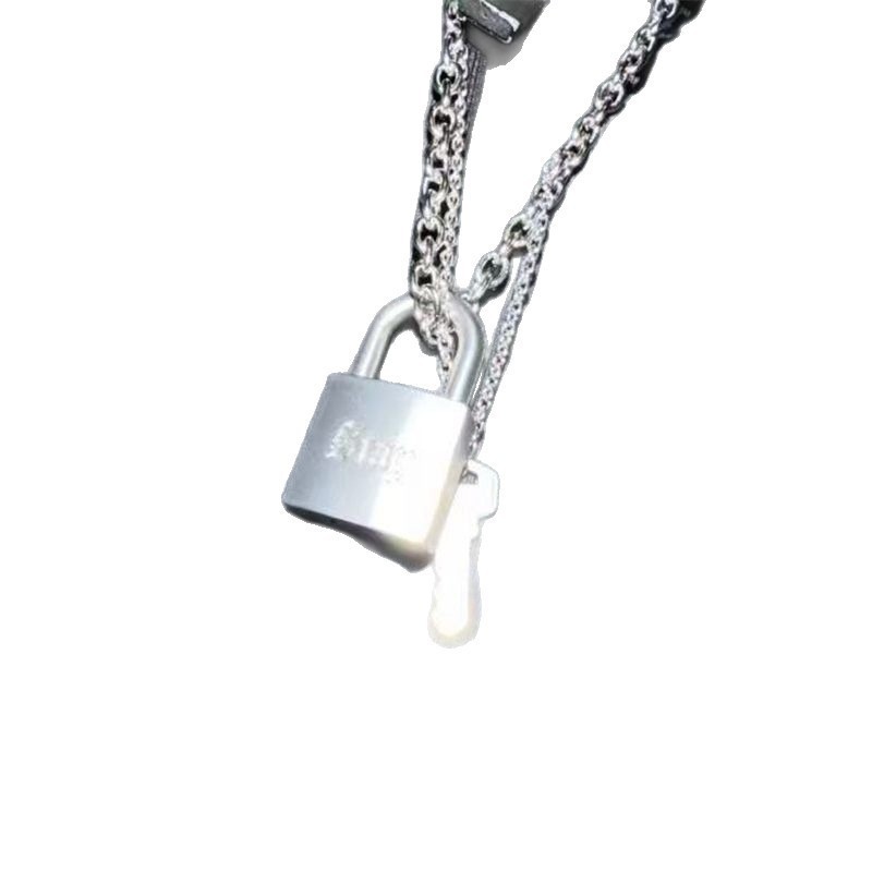 Ashionable Creative Metal Lock - Vintage Fashion Necklace ulasan dan harga