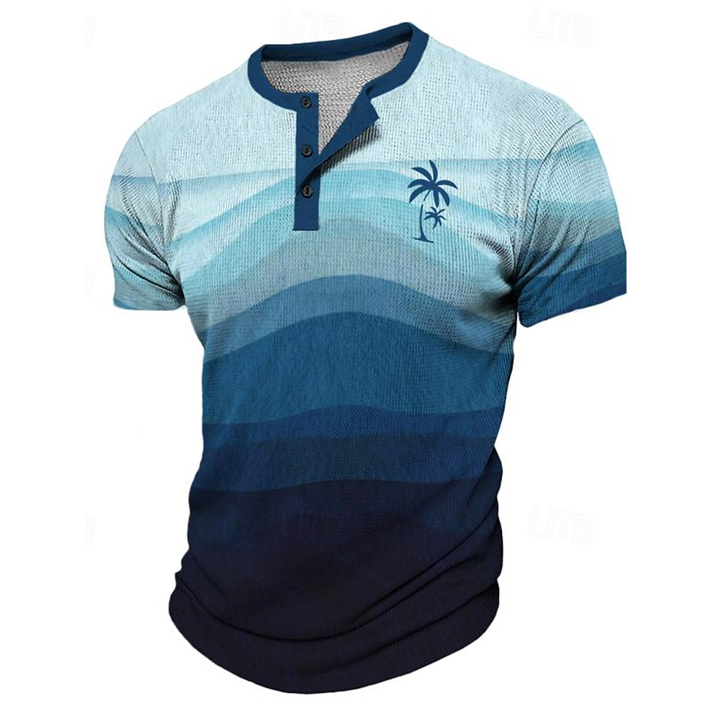 Men's T-Shirt Funny 3D Coconut - Printed Floral Shirt ulasan dan harga