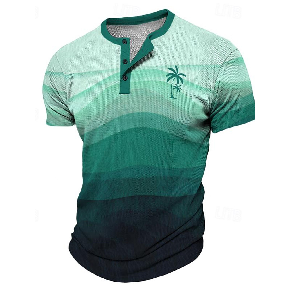 Men's T-Shirt Funny 3D Coconut - Printed Floral Shirt ulasan dan harga