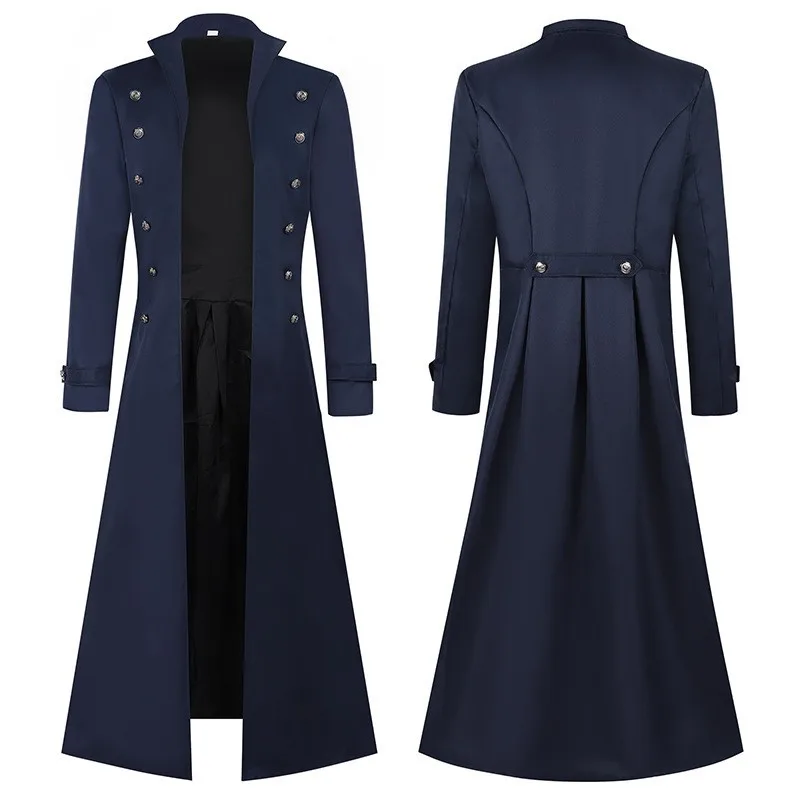 Medieval Men's Pirate Costume  - Vintage Fashion Jacket ulasan dan harga