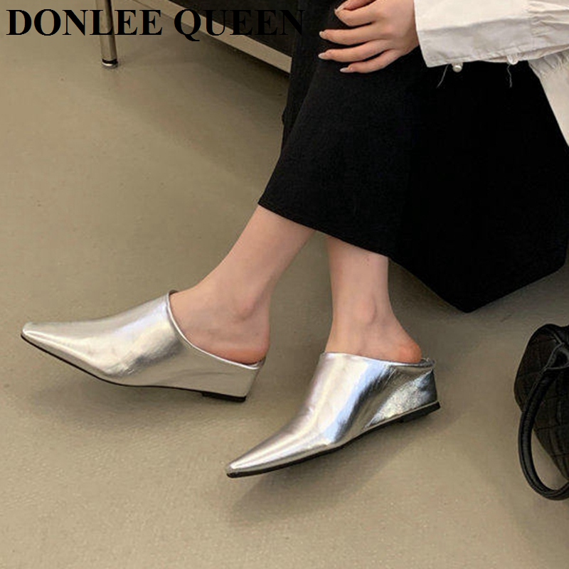 Women Fashion Close Toe Mule S - Vintage Fashion Queen ulasan dan harga