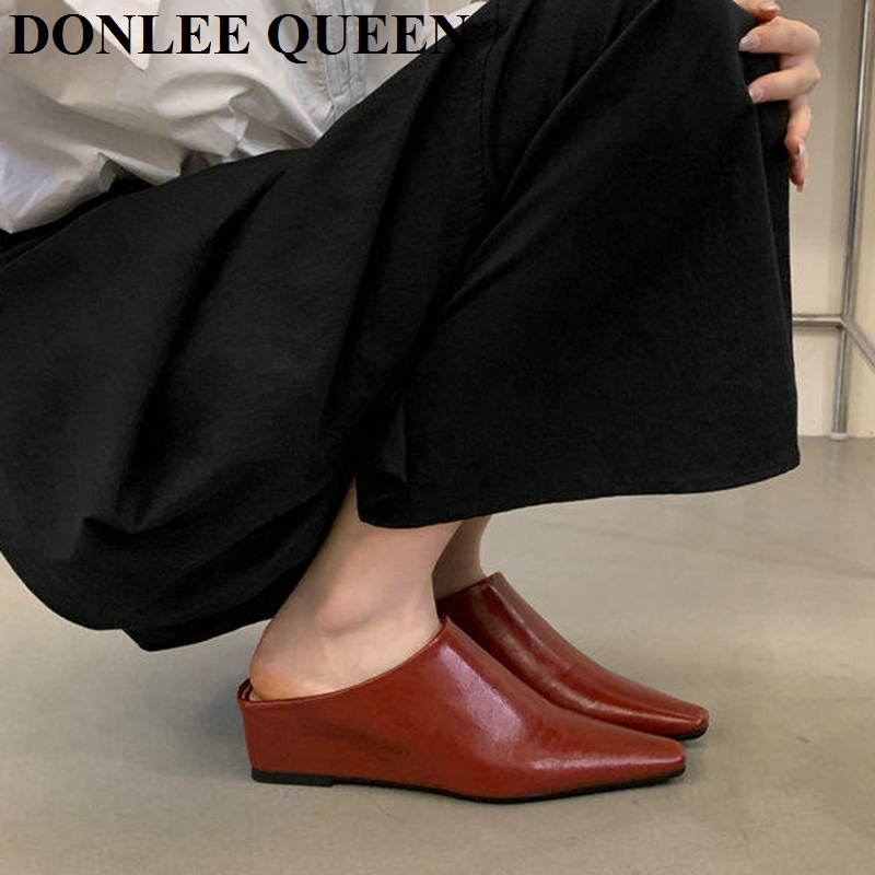 Women Fashion Close Toe Mule S - Vintage Fashion Queen ulasan dan harga