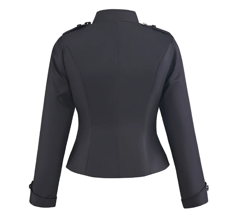 Women gothic punk jacket Slim  - Vintage Fashion Jacket ulasan dan harga