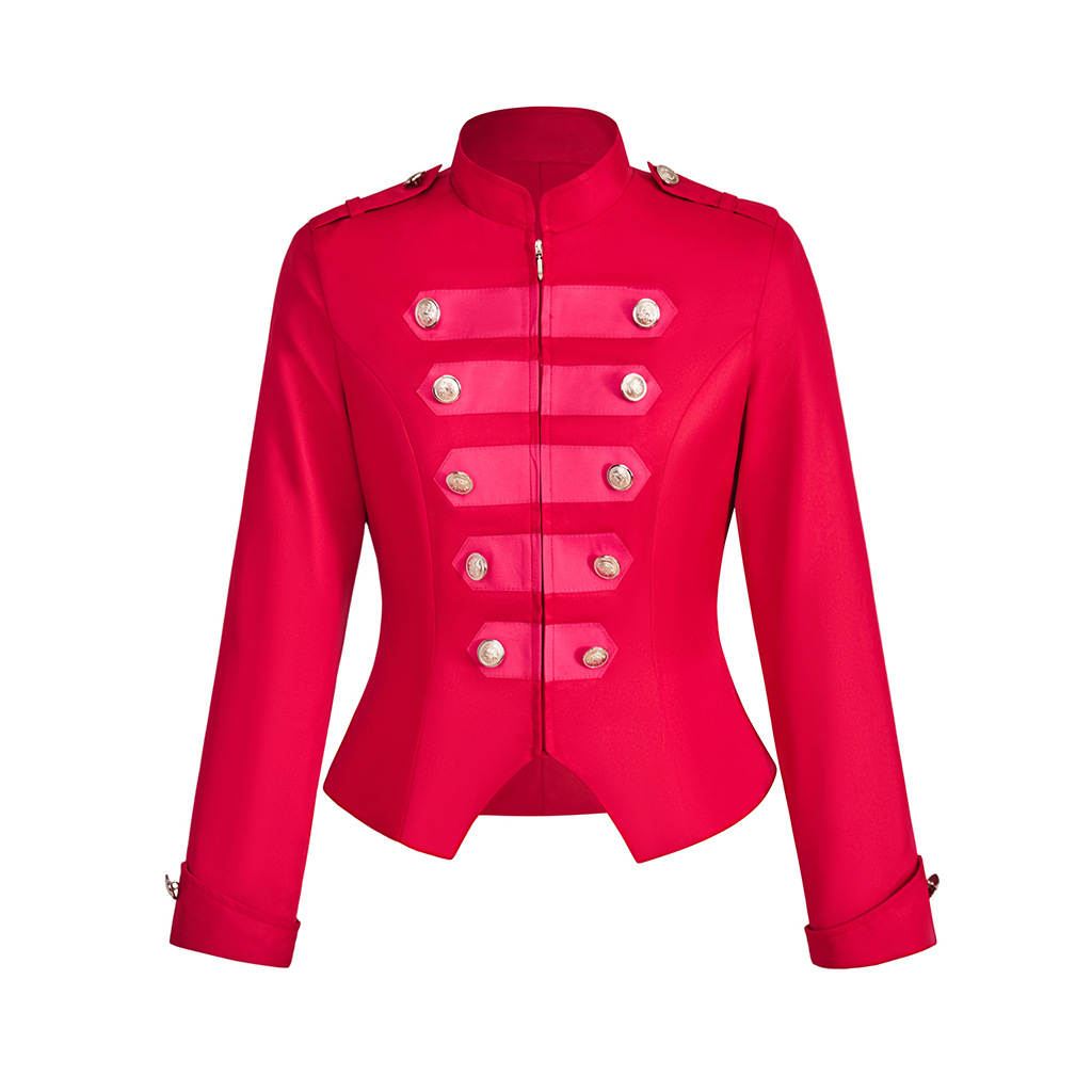 Women gothic punk jacket Slim  - Vintage Fashion Jacket ulasan dan harga