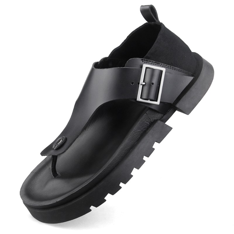 Summer Mens Fashion Thick Plat - Vintage Fashion Rome ulasan dan harga
