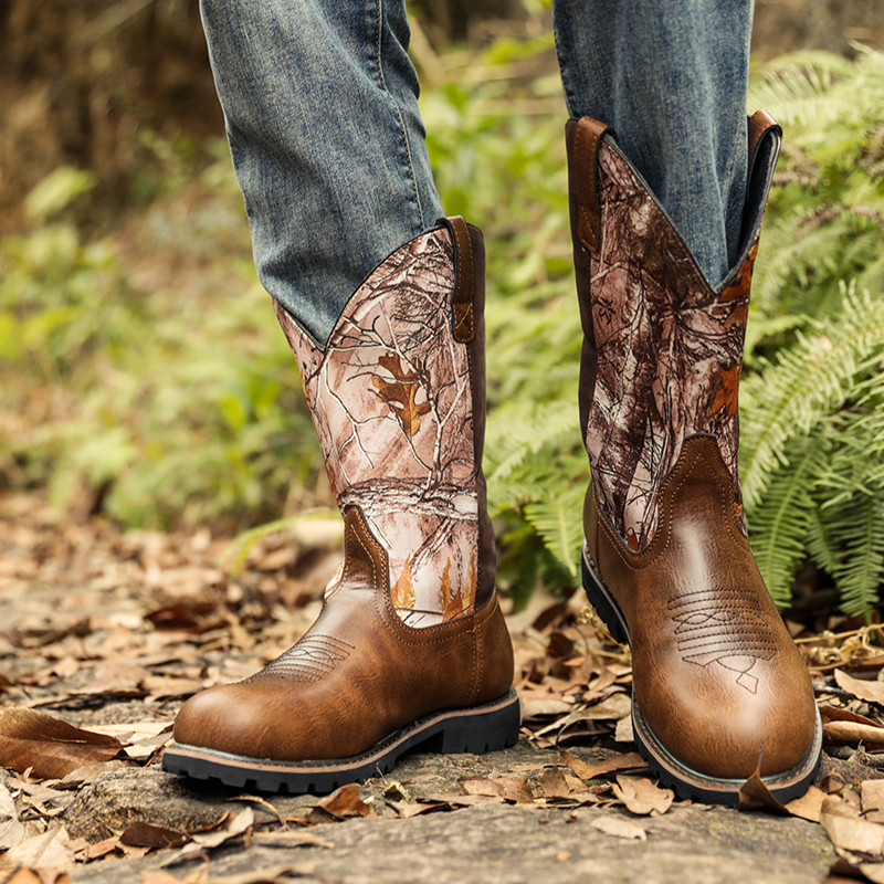 Men's Boots Classic Handmade E - Vintage Fashion Boots ulasan dan harga