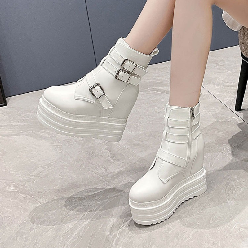 2025 New 13cm PU Women Autumn  - Vintage Fashion Rome ulasan dan harga