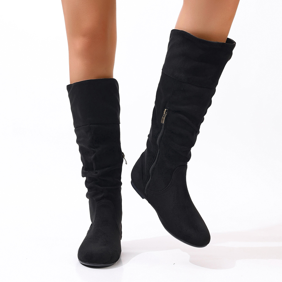 European and American Solid Co - Vintage Fashion Boots ulasan dan harga