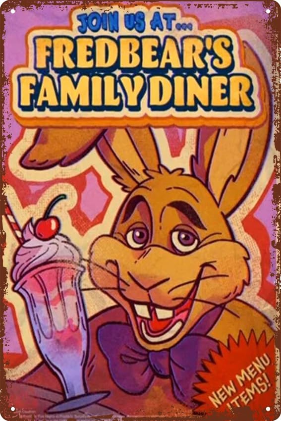fnaf-fredbears family diner pi - Vintage Fashion Posters ulasan dan harga