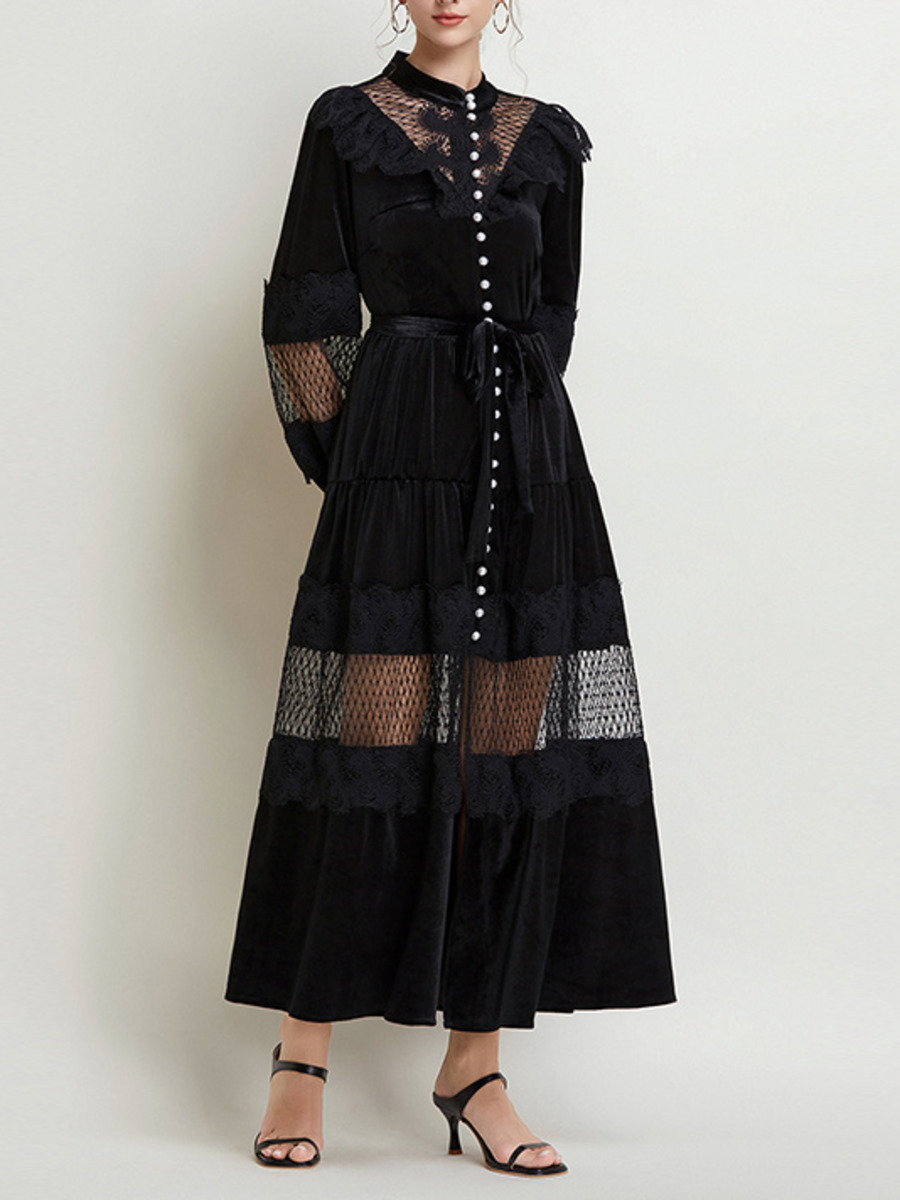 Fashion Runway Autumn Hollow O - Vintage Fashion Runway ulasan dan harga