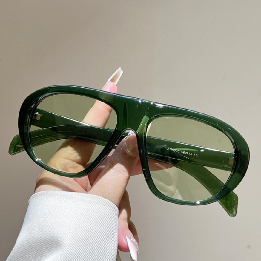 New Oversized Pilot Sunglasses - Vintage Fashion Brands ulasan dan harga