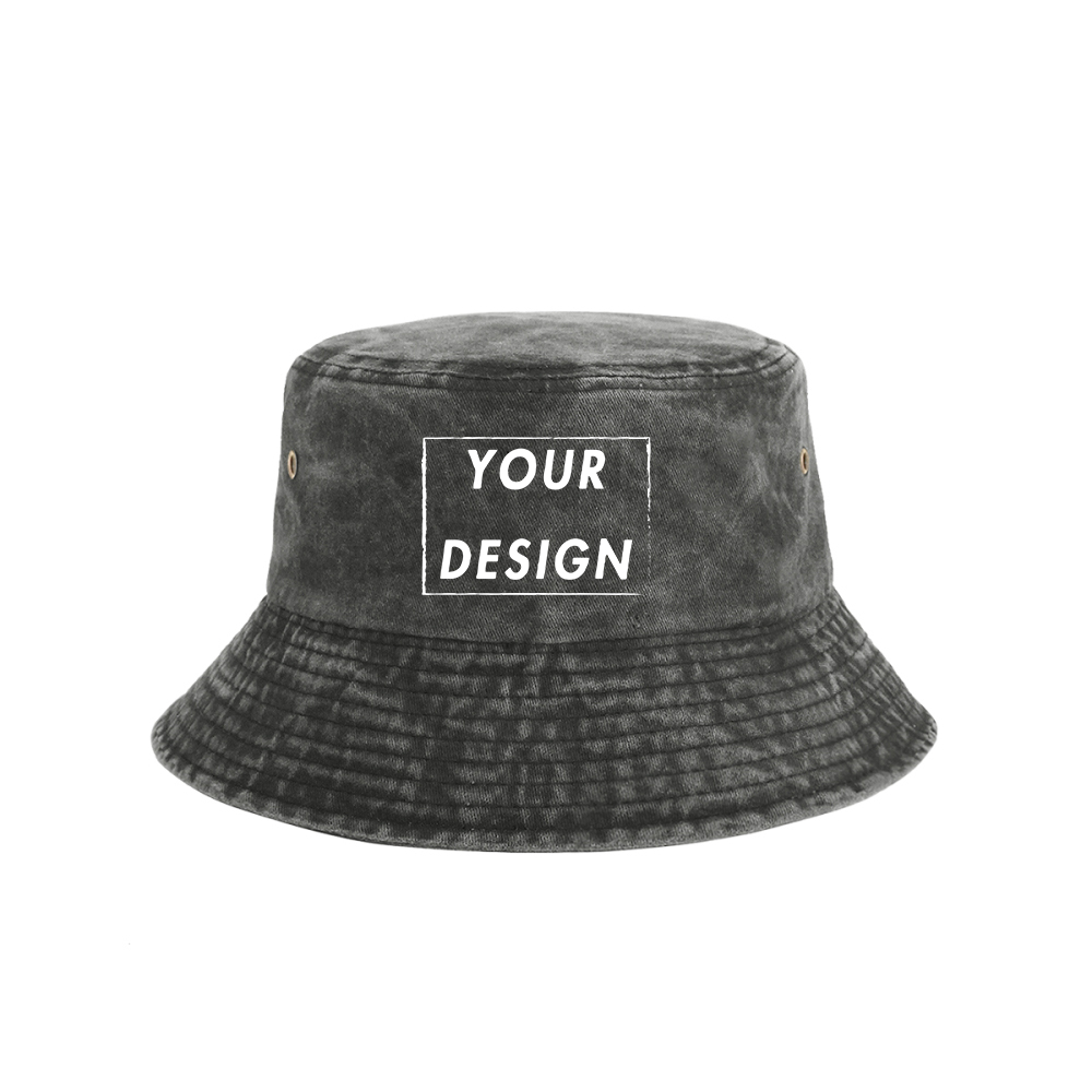 Custom Washed Vintage Bucket H - Vintage Fashion Design ulasan dan harga