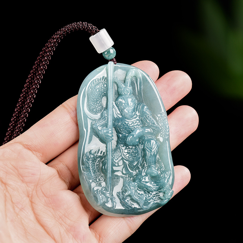 Burmese Jadeite Monkey King Pe - Vintage Fashion Necklace ulasan dan harga
