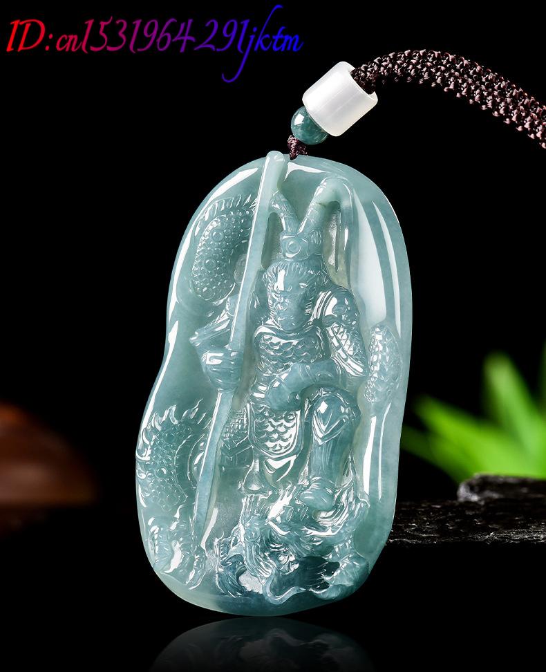 Burmese Jadeite Monkey King Pe - Vintage Fashion Necklace ulasan dan harga